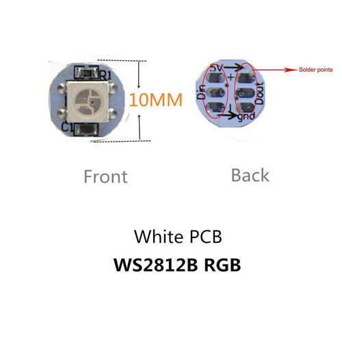 LED Chip WS2812B sk6812 pcb Board Strip Individually Addressable Digital 5V led - Picture 4 of 17