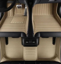 Fit For Toyota Highlander Car Floor Mats Luxury Waterproof Custom Auto Carpets