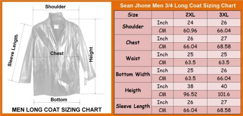 Sean John Size Chart