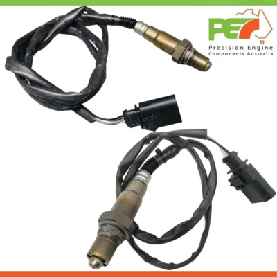 2x New PEC Post-Cat Oxygen Sensors LHS + RHL To Suit Audi Q7 4.2L 8Cyl
