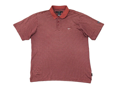 Vintage 90s Nike Golf Tiger Woods Embroidered Logo Polo Shirt Mens