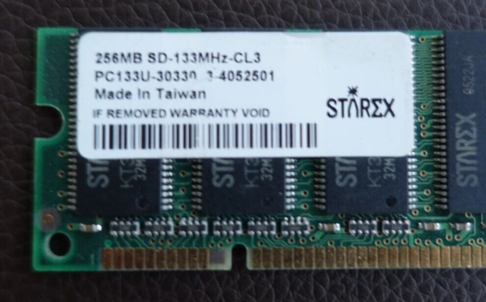 Starex 256MB SD-133HHz-CL3 PC133U-30330 3-4052501 - Image 2 of 2