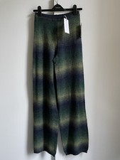 NA-KD Belen Hostalet Long Green Ombré Knitted Trousers 