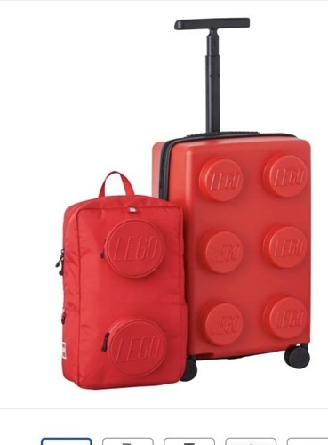 Juego de equipaje de mano y mochila Lego - ROJO - Imagen 1 de 4