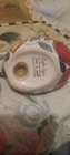 3 PC. Hand Painted “Style Eyes” Roosters W/Fruit Salt & Pepper Shakers Hot Plate — photo 3