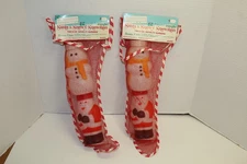 Lot of 2 Packs Vtg Evenflo Santa & Snowman Novelty Baby Bottles NEW NOS