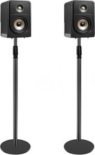 Adjustable Height Speaker Stands (Extends 79Cm to 130Cm) – Set of 2 Surround Sou