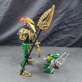 Bionicle 2005 Toa & Rahaga Iruini (8762 & 4879) Used Near Complete