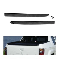 Pair Improved Bed Rail Cap Molding Set with Screw Cap Covers