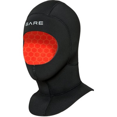 DUWT  BARE 7mm Ultrawarmth Coldwater Hood Haube, Black Tauchhaube Neoprenhaube