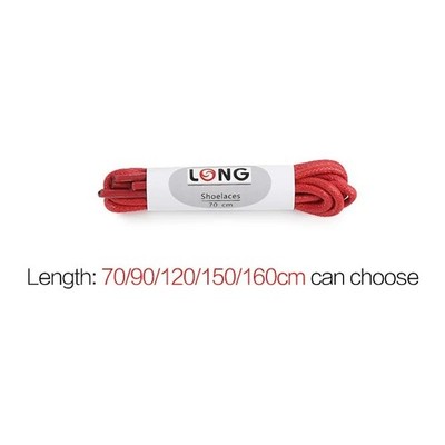 Shoe Laces Cord Round Waxed Cotton Wax Shoelaces Dress Boot String Leather 2.5mm