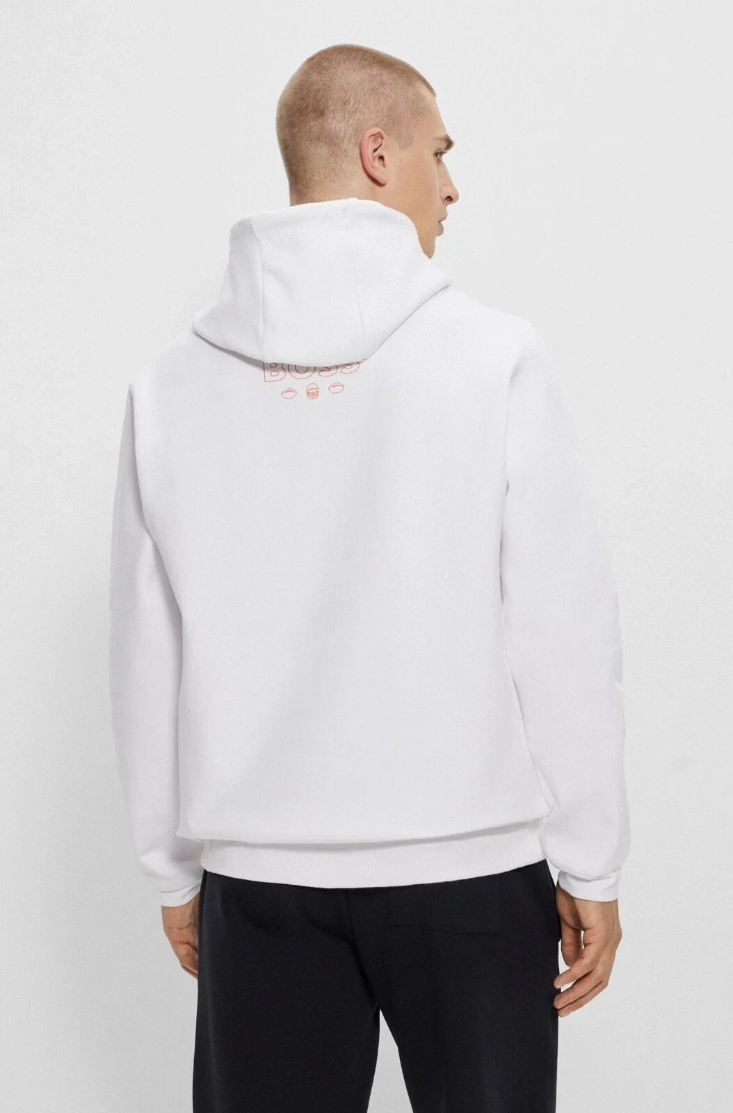 BOSS X NFL Chicago Bears Hoodie Sweatshirt Stretch Fabric - Regular Fit - Size M thumbnail 3