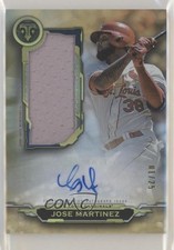 2019 Topps Triple Threads Single Jumbo Relics Gold 1/25 Jose Martinez Auto 0t2
