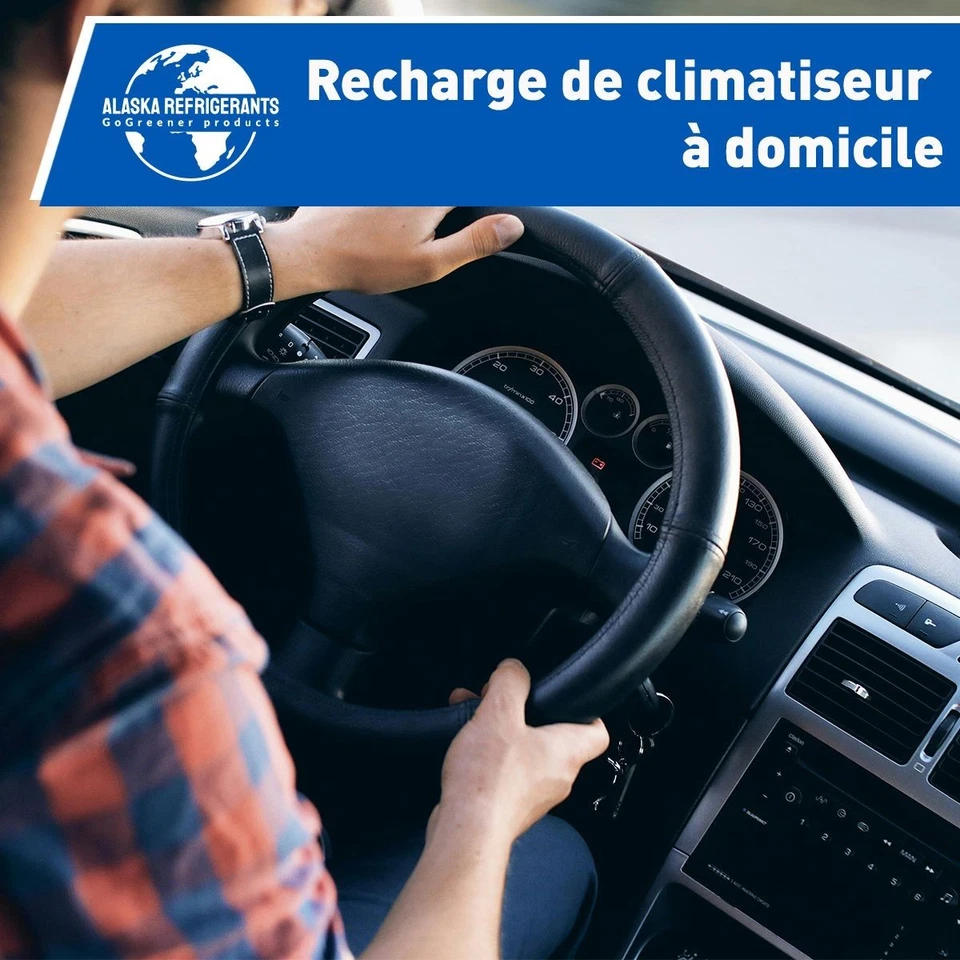 Kit Double – 3en1 Alaska Réfrigérant de remplacement HC134a+tuyau (PAG100) - Photo 4/4