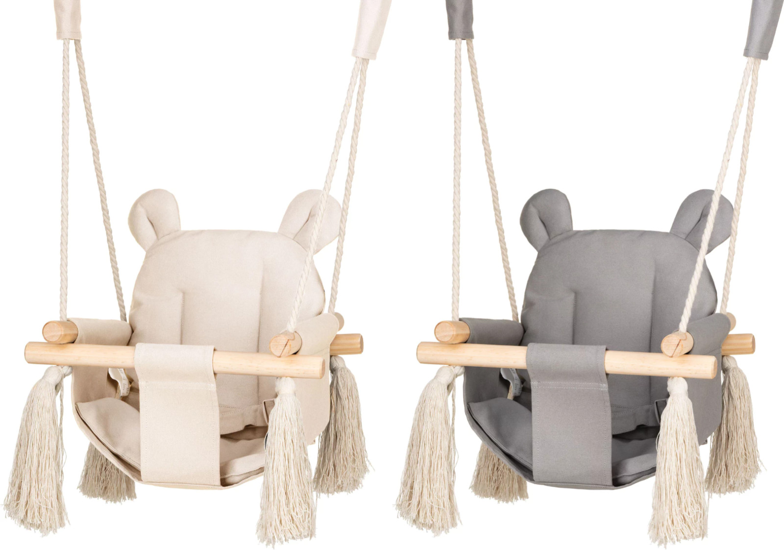 Schaukel Babyschaukel Teddy Kinderschaukel mit Sicherheitsgurt Hängeschaukel