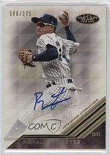 2018 Topps Tier One Break Out Auto 106/275 Ronald Torreyes #BA-RTO Auto 5w7