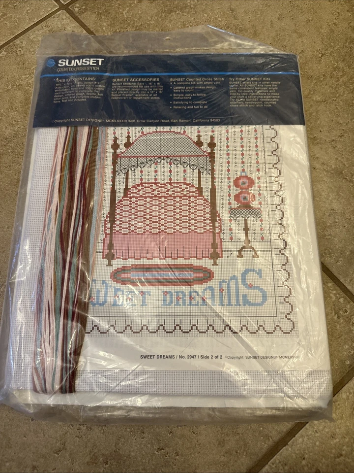 Lot Of 8 Cross Stitch Kits, Patterns, Appliqué Stocking Christmas, Disney, Etc. - Image 3 of 4