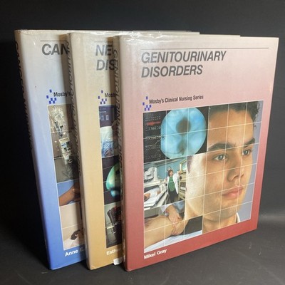 Mosby s Clinical Nursing Series, Cancer Neurological  - Lot of 3 Volumes