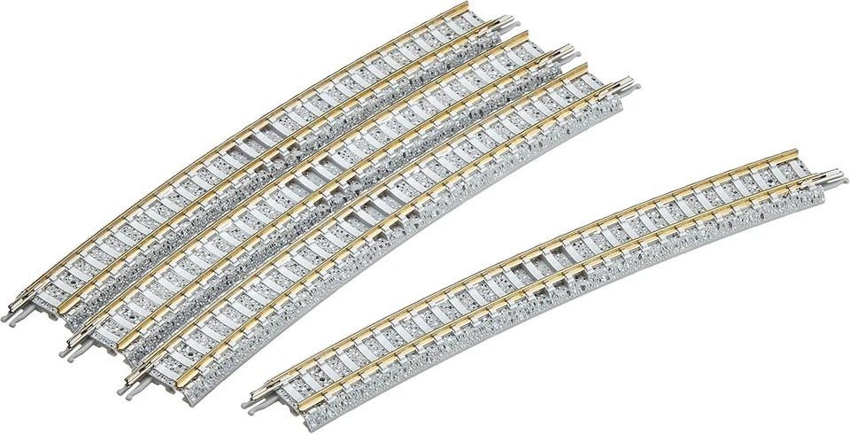 TOMIX N Scale 1193 Fine Track Curved PC Track C541-15-PC (F) - Image 2 of 2