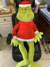 Dr. Seuss The Grinch Jumbo Plush 48 Holiday Christmas Santa Hat 2023 RUZ