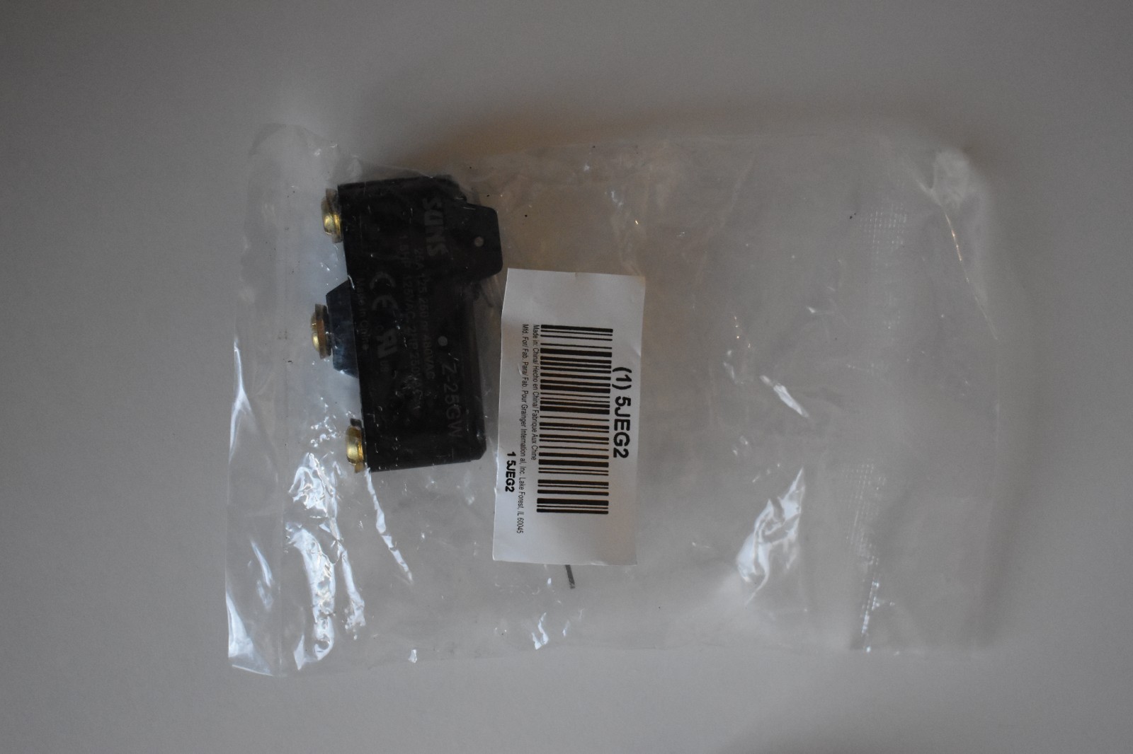 Suns International Z-20GW Extended Lever 20A Micro Switch