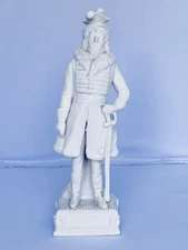 Antique France Marshal Murat White Scheibe Alsbach Porcelain Statue Napoleon
