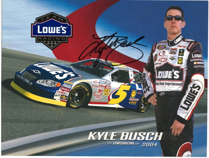 KYLE   BUSCH    AUTOGRAPH