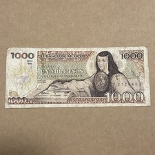 Mexico 1000 Pesos 1984 Circulated