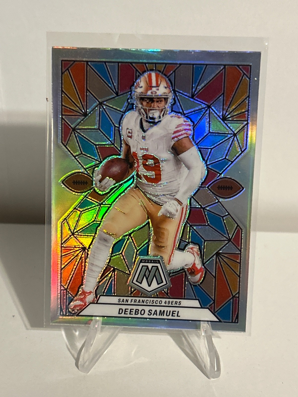 Deebo Samuel 2024 Mosaic Stained Glass SG-10 SSP Commanders 49ers CASE HIT🔥
