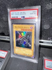 Yu-Gi-Oh! Red-Eyes B. Dragon Starter Deck Joey Unlimited SDJ-001 PSA 10 Gem Mint