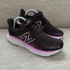New Balance Scarpe da Ginnastica Donna Taglia UK 6 Fresh Foam X 1080v12 Nero Viola Running