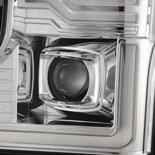 For 20-22 Ford Super Duty LUXX-Series Projector LED Headlights Chrome - Picture 8 of 10