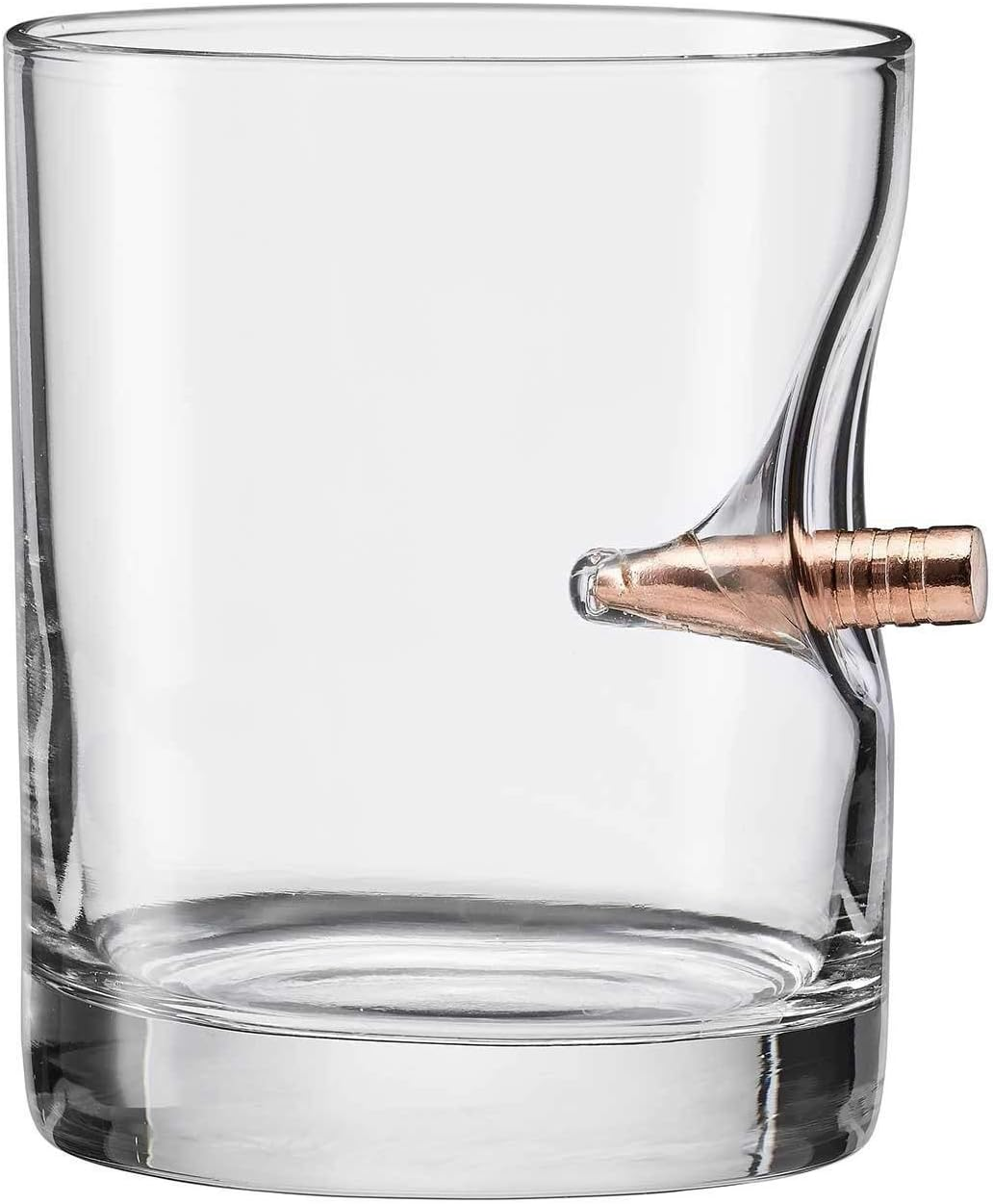Rocks Glass with Real .308 Bullet - 11Oz | Made in the USA