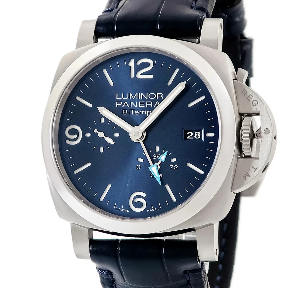Panerai — Panerai Luminor PAM01361 Stainless Steel 44mm Blue Dial Automatic #HDW275