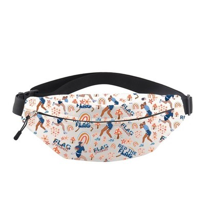 Flag Football Bum Bag Player Gift Crossbody Lover Waist Pouch Sports Team