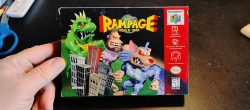 Rampage World Tour for Nintendo 64 N64 Authentic Same Day Ship Read Desc