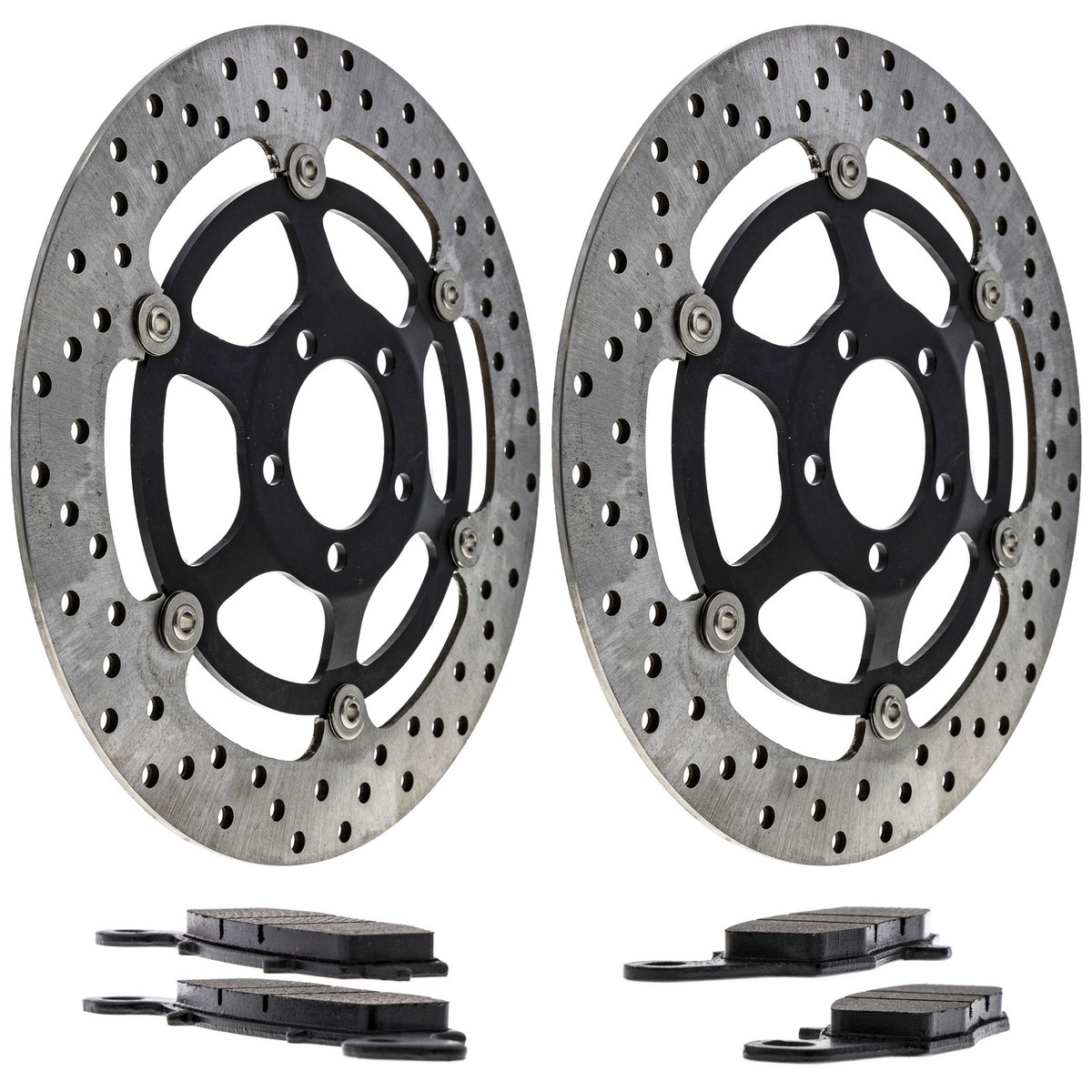 LP  NICHE Front Brake Rotor Pad Kit for Kawasaki Z750S ZR7S 43082-1237