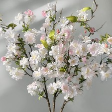 Kirschblüten Deko 3-teilig 80cm Kunstblumen Rosa Sakura Zweige