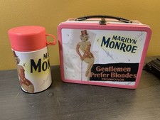 Marilyn Monroe Metal Lunch Box & Thermos Set ~ “Gentlemen Prefer Blondes”  2001