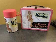 Marilyn Monroe Metal Lunch Box & Thermos Set ~ “Gentlemen Prefer Blondes”  2001