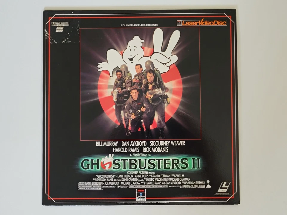 Ghostbusters II LaserDisc LD (1989) Bill Murray Dan Aykroyd Rick Moranis - Image 3 of 4
