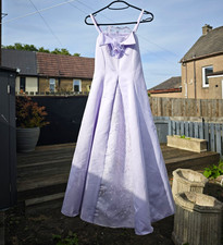 Girls Purple  Prom Fairy Bridesmaid Formal Dress, Beaded Detail