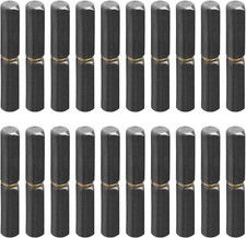 20 Pack 2-1/2" X 3/8" Weld on Bullet Hinges for Trailer Door, Metal Gate, BBQ