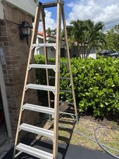 Heavy Duty A Frame Ladder 6 Ft With 8 Ft Side...
