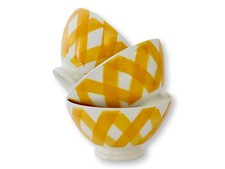 French Caf&eacute; au Lait Bowls, Set of 3