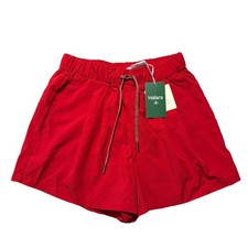 NWT Halara Women XS Red Drawstring High Flowy Active Shorts Training Gym