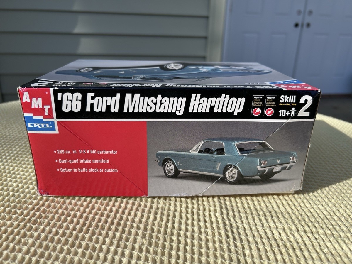 AMT 1966 Ford Mustang Model Kit BOX + PARTS Wheels Only 1:25 | eBay