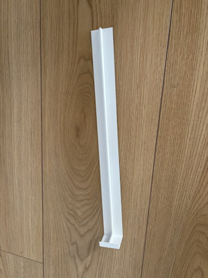 Heering Zwischenstück Fassadenprofile Winkelprofile weiß 300 mm - neu