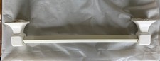 20" Vintage Ceramic Tile Bathroom Towel Holder Rack - White