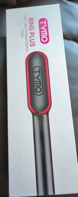 New TYMO Ring Plus Ionic Hair Straightening Comb * Open Box 